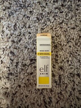 e.l.f. Skin Whoa Glow SPF 30 Sunscreen Primer - Yellow/White (sample size)